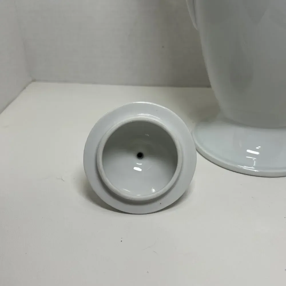 Vtg Furstenberg Porcelain White Tall 10